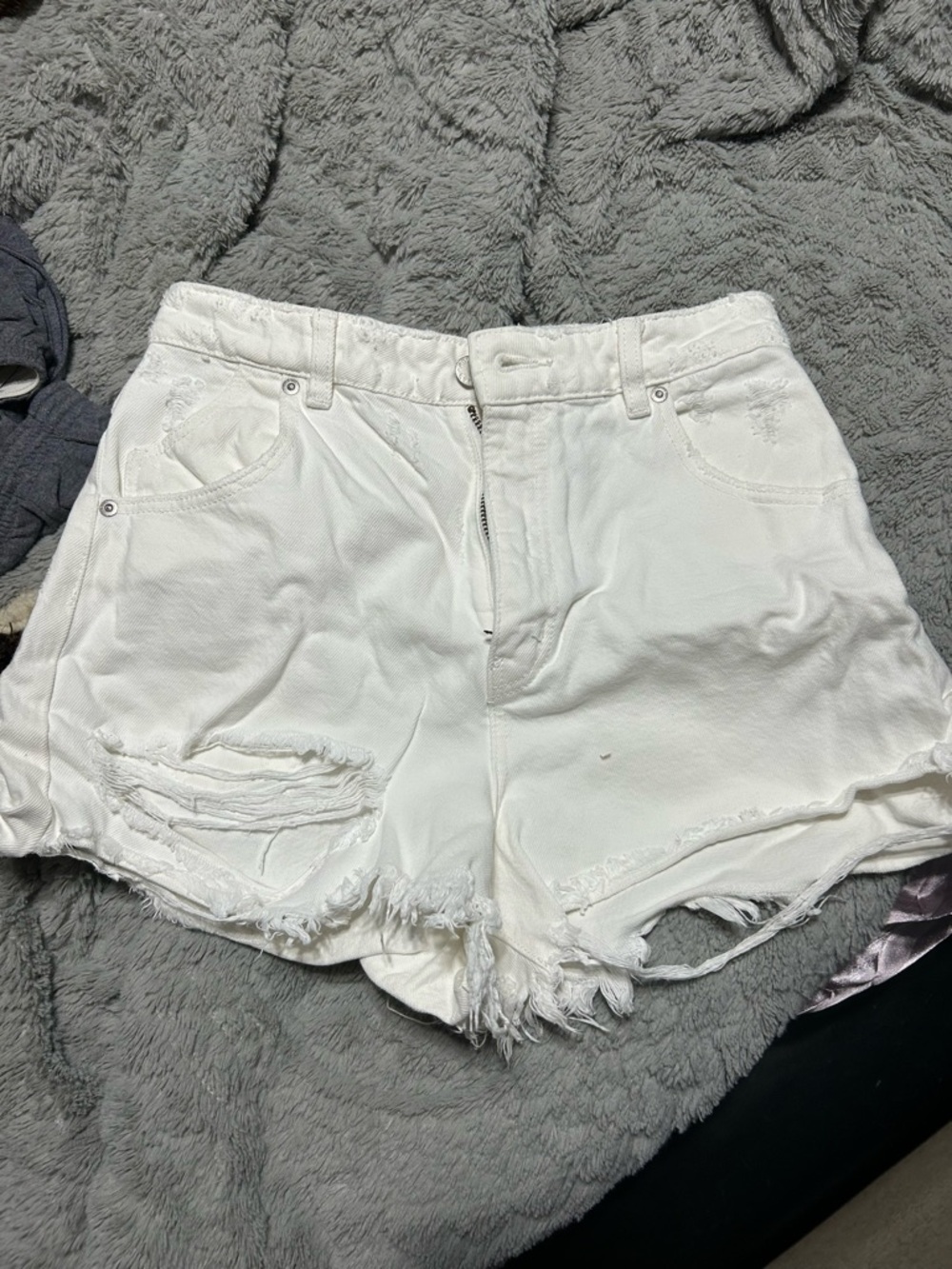 Rollas white duster shorts 28